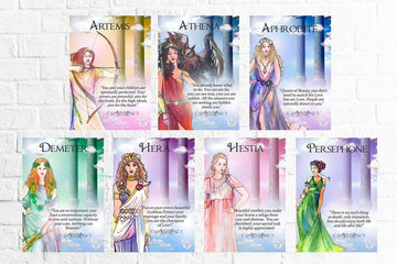 Greek Goddesses Prints/ Greek Goddesses Cards/Discover the Goddess inside you! /14 pages instant download/altar supplies/digital file