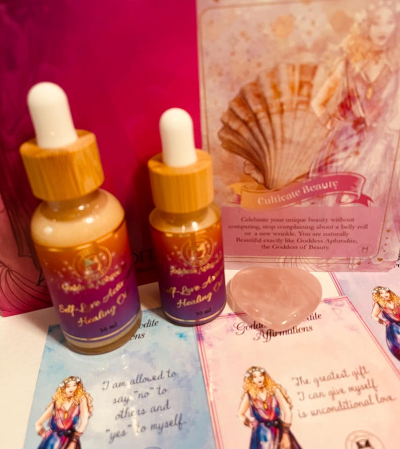 Goddess Aphrodite self-love activator healing oil/Aphrodite oil lotion to help you activate your inner Goddess of love and beauty